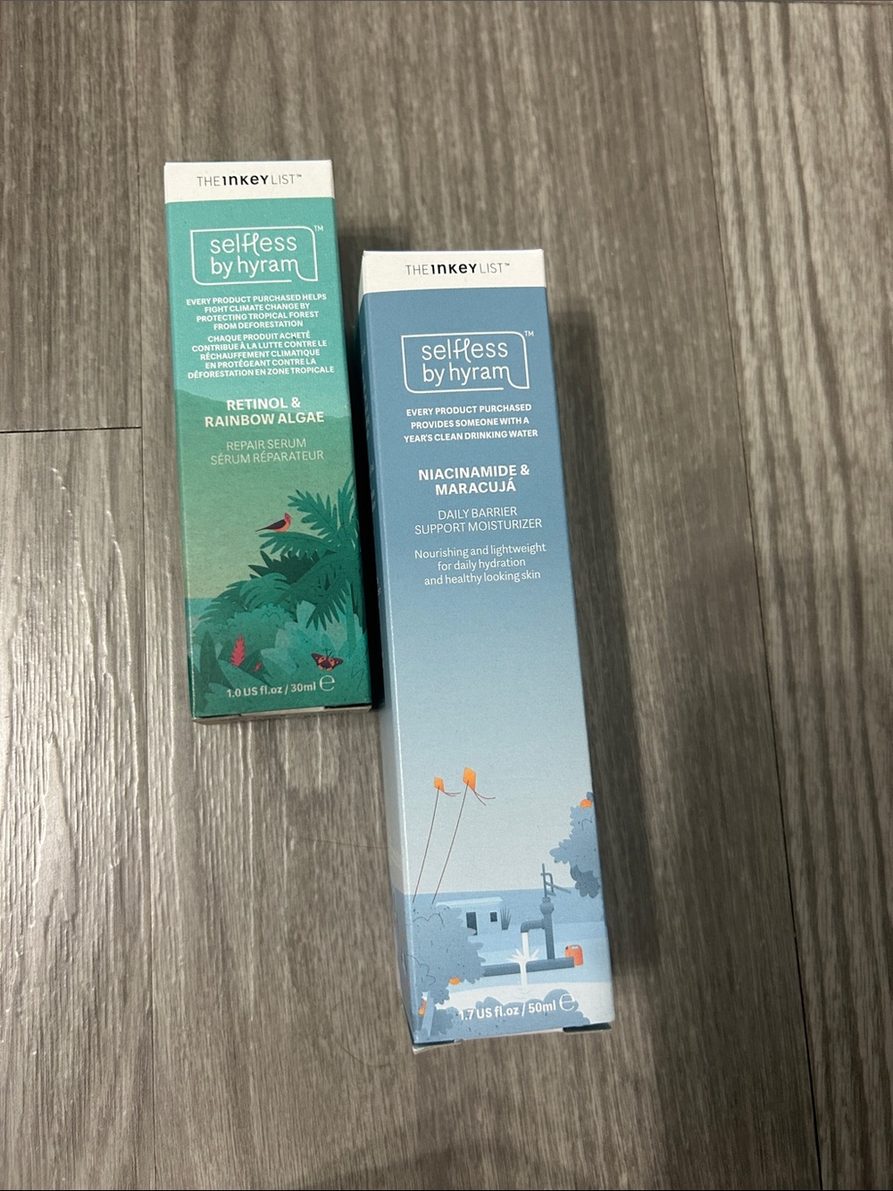 Selfless by Hyram Skincare Duo - Green & Blue Packaging